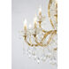 Canada LED 38.6 inch Satin Brass Chandelier Ceiling Light